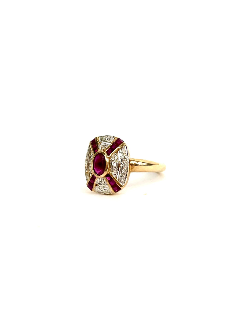 Ruby Diamond Ring – www.pearlsforgirls.com.au